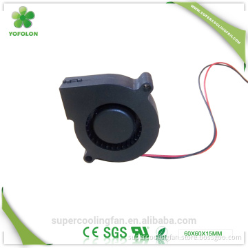 60x60x15mm 5V 12V low noise dc exhaust blower fan with High Speed axial blower